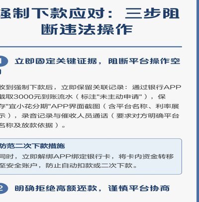 强制下款5天了,警察说没事