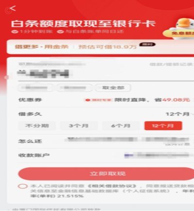 白条取现5小时了还没到账