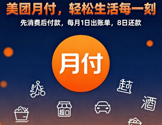 美团月付取现金有限额吗