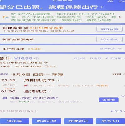 携程拿去花怎么订机票