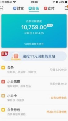 白条显示有取现额度为什么不能取